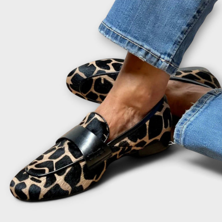 Léonie | Mokasín s leopardím vzorom
