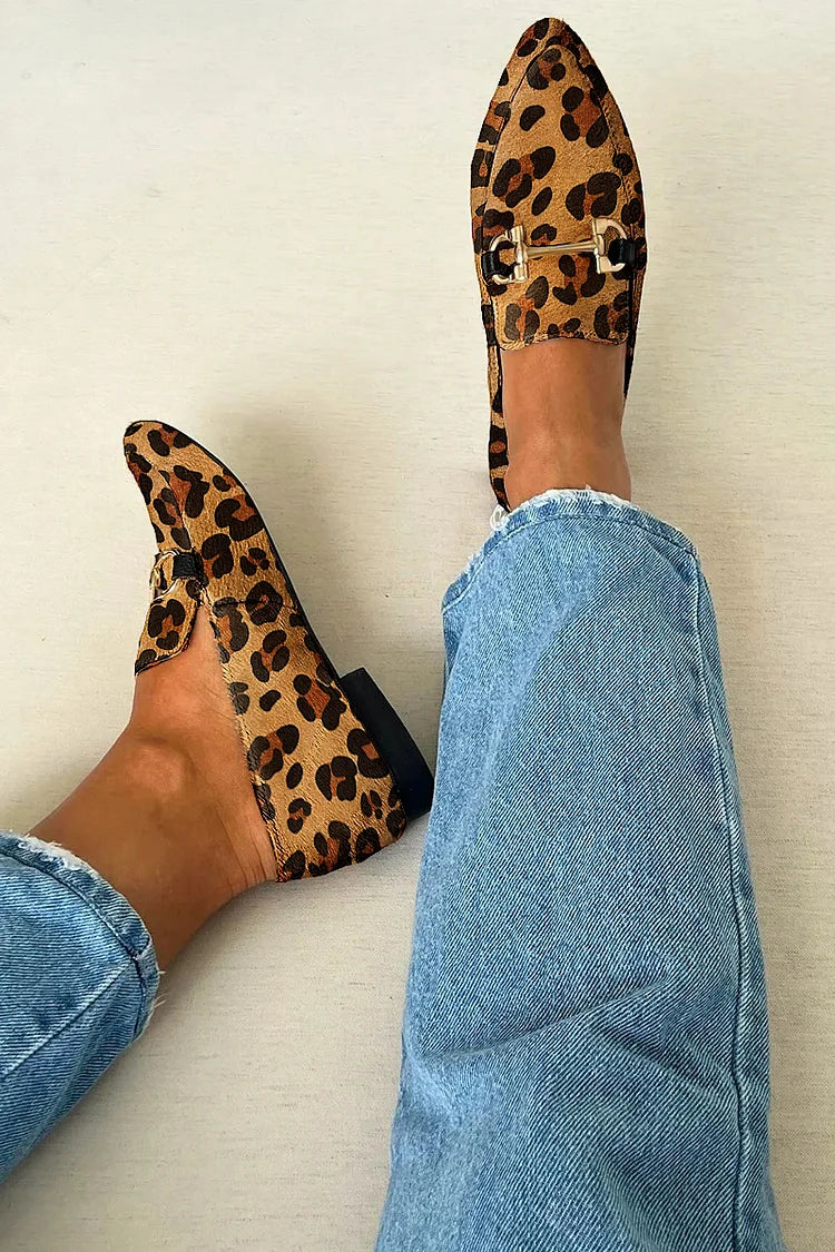 Gia - Elegantné Leopardie Mokasíny