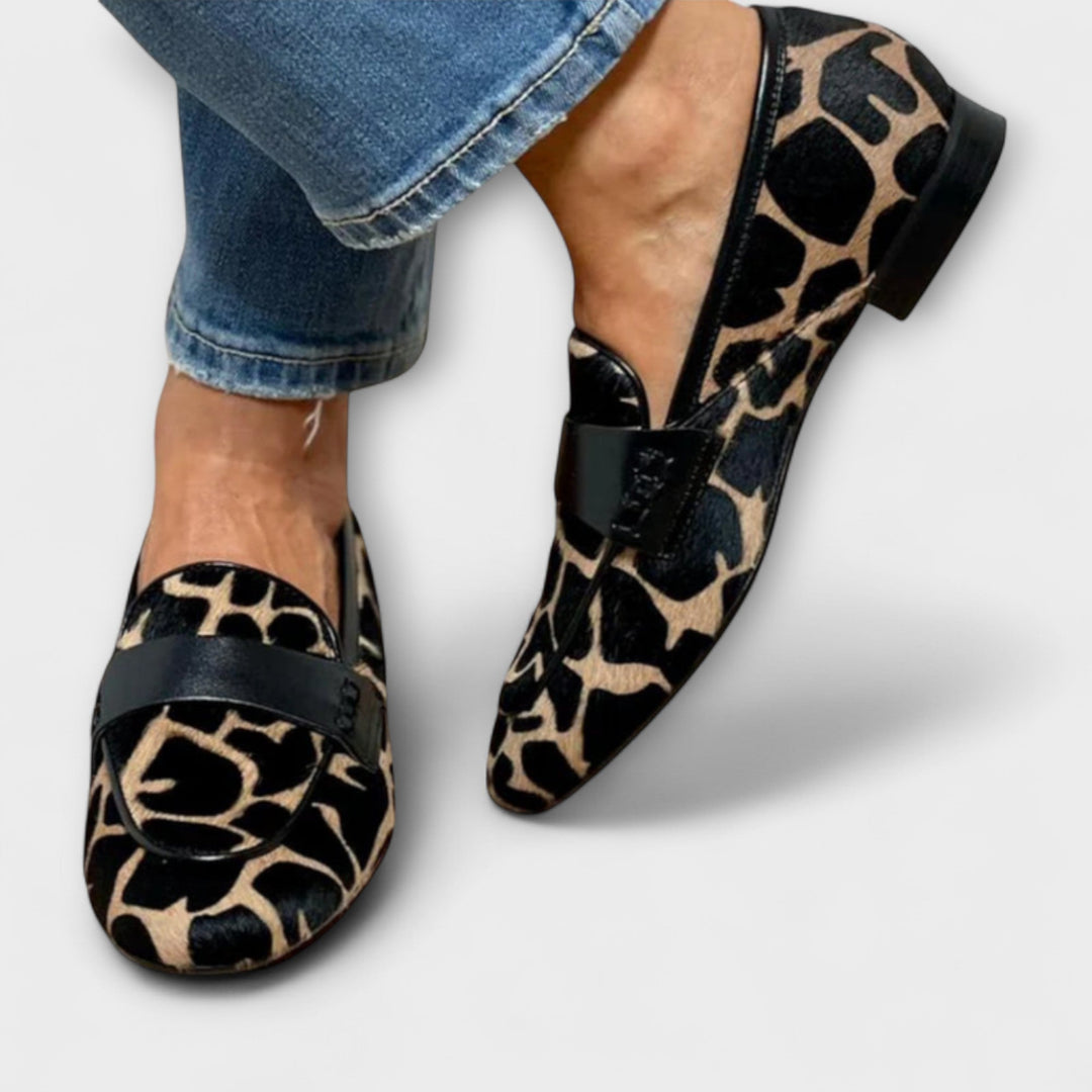 Léonie | Mokasín s leopardím vzorom