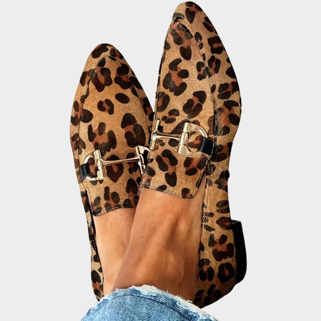 Gia - Elegantné Leopardie Mokasíny