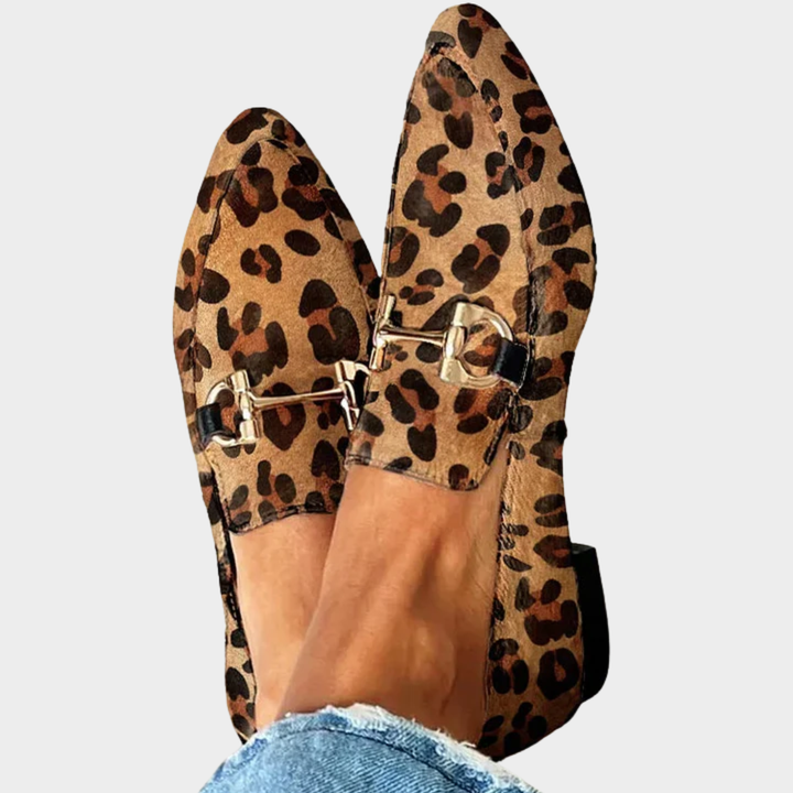 Gia - Elegantné Leopardie Mokasíny